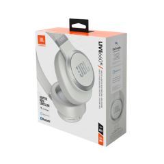 JBL Live 660NC Katlanabilir Kulak Üstü Bluetooth Kulaklık, Beyaz
