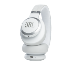 JBL Live 660NC Katlanabilir Kulak Üstü Bluetooth Kulaklık, Beyaz