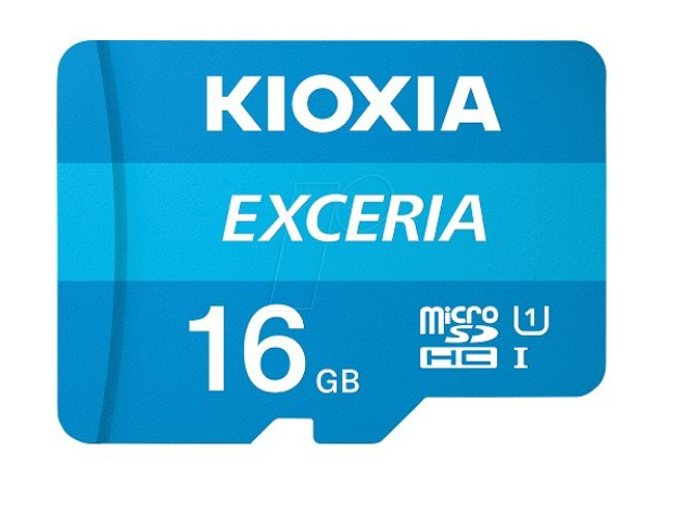 Kioxia 16GB Micro SDXC UHS-1 C10 LMEX1L064GG2 100MB/sn, Exceria