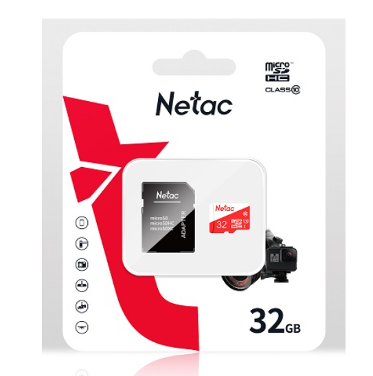 NETAC P500 ECO 32GB MICROSDHC