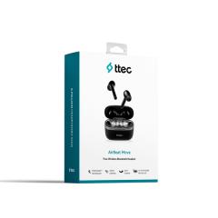 Ttec AirBeat Move TWS Bluetooth Kulak İçi Kulaklık, Siyah
