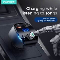 Joyroom JR-CL02 Bluetooth Hızlı Şarjlı Araç Fm Transmitter