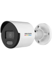 Hikvision DS-2CD1027G0-LUF 2 MP 4mm Sabit Lensli Dahili Mikrofonlu Bullet Colorvu IP Kamera