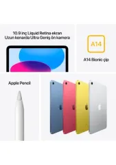 Apple iPad 10.Nesil 256 GB 10.9'' Wi-Fi Tablet pembe