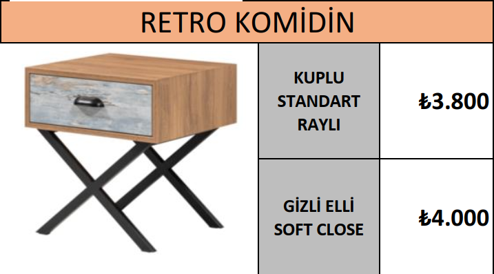 RETRO KOMİDİN