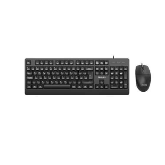 PHILIPS KABLOLU KLAVYE&MOUSE SET SPT6247B SİYAH