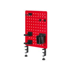 Twisted Minds TM-GPB-04-B Gaming Kelepçe Montajlı Pegboard, Mat Kırmızı