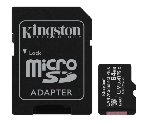KINGSTON 64GB MICRO SDHC SELECT PLUS KART
