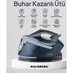 Hausberg HB-7925 buharlı kazan ütü