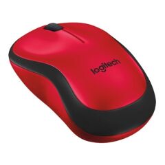 Logitech Silent M220 Kırmızı Kablosuz Optik Mouse