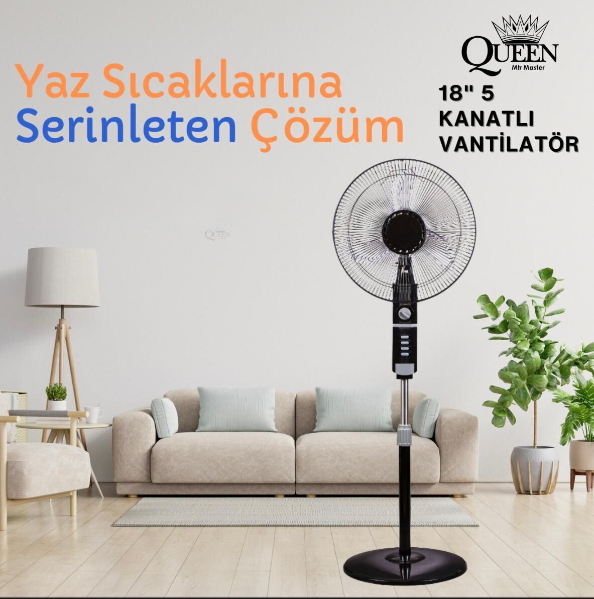 18'' QUEEN SF250,VANTILATOR
