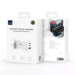 Wiwu Gan Fast Travel 65W PD+QC3.0 Şarj Cihazı
