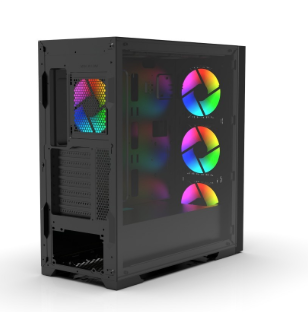 INCA EGM-17XB 4X120mm ARGB Fan Control Remote USB 3.0 Mid-Tower ATX Tempered Glass Gamıng KASA (PSU YOK)