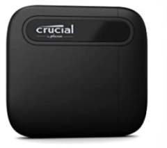 Crucial X6 500GB EXTERNAL SSD CT500X6SSD9 Type-C USB 3.2 Gen 2
