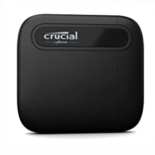 Crucial X6 1TB EXTERNAL SSD CT500X6SSD9 Type-C USB 3.2 Gen 2