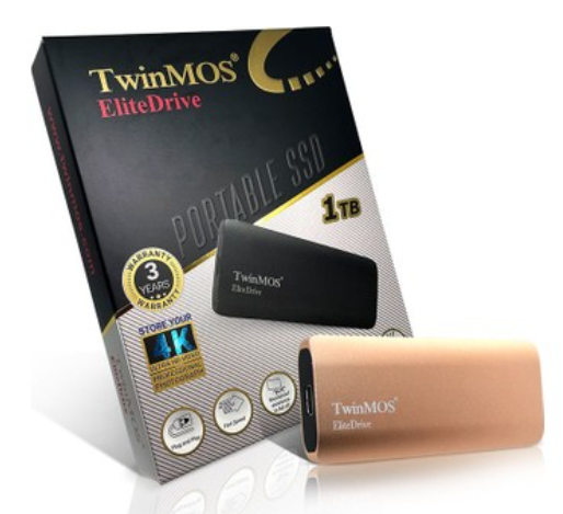 TWINMOS 1TB USB 3.2/TYPE-C DARK GOLD EXTERNAL SSD