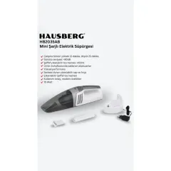 Hausberg HB-2035 mini şarjlı süpürge