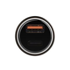 Wiwu PC100 PD + USB 18W Qualcomm 3.0 Hızlı Araç Şarj Cihazı