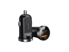 Joyroom C-A08 30W Mini PD+QC3.0 Çift Bağlantı Noktalı Akıllı Araç Şarj Cihazı