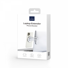 Wiwu ZM306 Laptop Manyetik Telefon Braketi, Gümüş