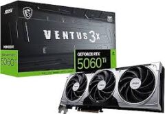MSI VGA GEFORCE RTX5060 8G VENTUS 3X OC GDRR7 128B DX12 PCIE 5.0 X16 (3XDP 1XHDMI)