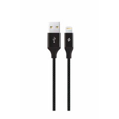 Ttec AlumiCable XL 2DK19S Lightning Şarj Kablosu, Siyah