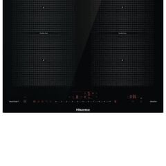 HISENSE HI601FM 4 GÖZLÜ 60CM CAM İNDÜKSİYON ANKASTRE OCAK SİYAH