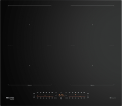 HISENSE HI6442BSCWF 4 GÖZLÜ 60CM CAM İNDÜKSİYON ANKASTRE OCAK SİYAH