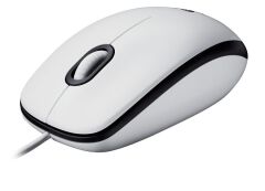 Logitech M100 Beyaz Kablolu Optik Mouse