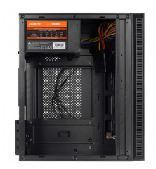 EVEREST MINION MESH 2* 12CM RAİNBOW FAN AKRİLİK YAN PANEL M-ATX MİNİ-T 300W GAMING OYUNCU KASA