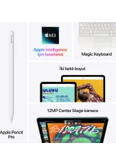 Apple iPad Air M3 13'' 128 GB mavi