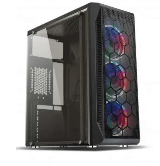 HIPER ZOE GAMING RAINBOW MID 600W ATX KASA