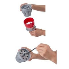 Arnica Solara ET13452 Şarjlı Dik Süpürge Beyaz