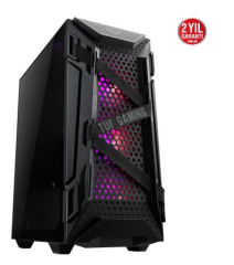 ASUS TUF GAMING GT301 USB3.2 3x12CM ARGB + 12CM FAN PENCERELI ATX SIYAH KASA